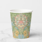 William Morris Myrtle Bloem Bloemen Botanisch Papieren Bekers (Achterkant)