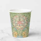 William Morris Myrtle Bloem Bloemen Botanisch Papieren Bekers (Voorkant)