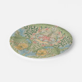 William Morris Myrtle Bloem Bloemen Botanisch Papieren Bordje (Gekanteld)