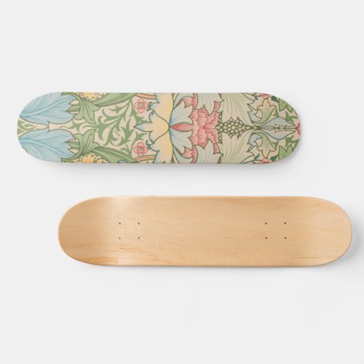 William Morris Myrtle Bloem Bloemen Botanisch Persoonlijk Skateboard (Horizontaal)