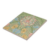 William Morris Myrtle Bloem Bloemen Botanisch Tegeltje (Zijkant)