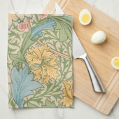 William Morris Myrtle Bloem Bloemen Botanisch Theedoek (Quarter Fold)