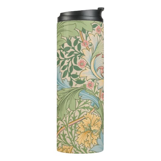 William Morris Myrtle Bloem Bloemen Botanisch Thermosbeker (Gedraaid links)