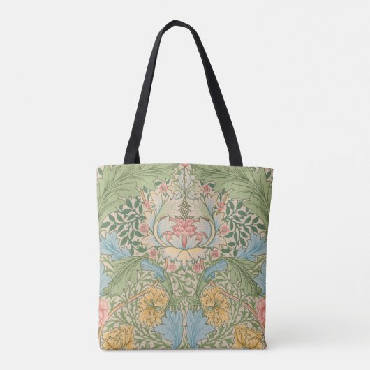William Morris Myrtle Bloem Bloemen Botanisch Tote Bag (Achterkant)