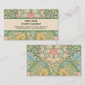 William Morris Myrtle Bloem Bloemen Botanisch Visitekaartje (Voorkant / Achterkant)