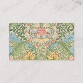 William Morris Myrtle Bloem Bloemen Botanisch Visitekaartje (Achterkant)