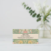 William Morris Myrtle Bloem Bloemen Botanisch Visitekaartje (Staand voorkant)