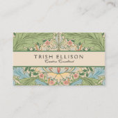 William Morris Myrtle Bloem Bloemen Botanisch Visitekaartje (Voorkant)