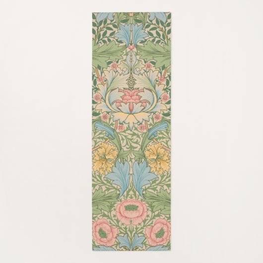 William Morris Myrtle Bloem Bloemen Botanisch Yogamat (Achterkant)