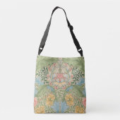 William Morris Myrtle Bloem Bloemrijk Botanisch Crossbody Tas (Achterkant)