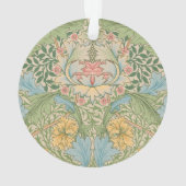 William Morris Myrtle Bloem Bloemrijk Botanisch Ornament (achterkant)