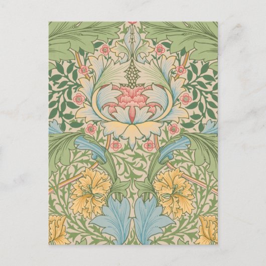 William Morris Myrtle Bloem Bloemstuk Botanisch Briefkaart (Voorkant)