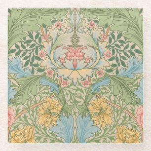 William Morris Myrtle Bloem Bloemstuk Botanisch Glazen Onderzetter