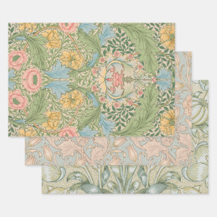 William Morris Myrtle Bloem Bloemstuk Botanisch Inpakpapier Vel