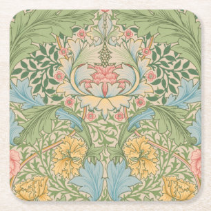 William Morris Myrtle Bloem Bloemstuk Botanisch Kartonnen Onderzetters
