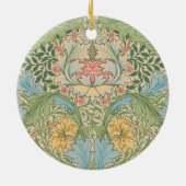 William Morris Myrtle Bloem Bloemstuk Botanisch Keramisch Ornament (Achterkant)