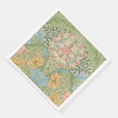 William Morris Myrtle Bloem Bloemstuk Botanisch Servet (Hoek)