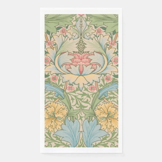 William Morris Myrtle Bloem Bloemstuk Botanisch Servet (Voorkant)
