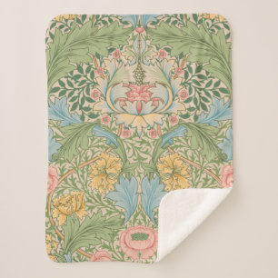 William Morris Myrtle Bloem Bloemstuk Botanisch Sherpa Deken