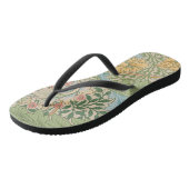 William Morris Myrtle Bloem Bloemstuk Botanisch Teenslippers (Schuin)