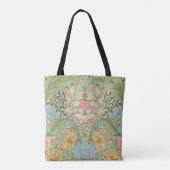 William Morris Myrtle Bloem Florale Botanische Tote Bag (Achterkant)