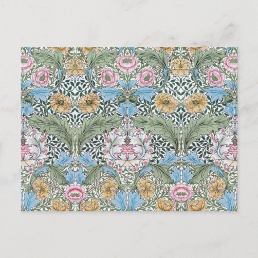 William Morris Myrtle Floral Pattern Briefkaart (Voorkant)
