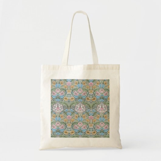 William Morris Myrtle Floral Pattern Canvas tas (Voorkant)