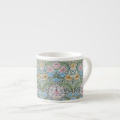 William Morris Myrtle Floral Pattern Espresso Mokk Kop (Voorkant rechts)