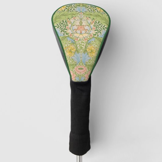 William Morris Myrtle Garden Bloemklassieker Golfheadcover (Voorkant)