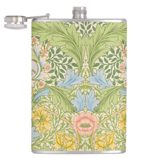 William Morris Myrtle Garden Bloemklassieker Heupfles (Geopend)