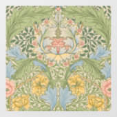 William Morris Myrtle Garden Bloemklassieker Raamsticker (Vel)