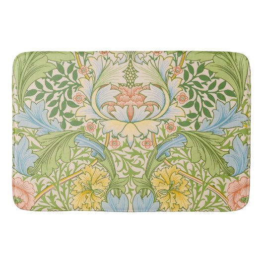 William Morris Myrtle Garden Floral Classic Badmat (Voorkant)
