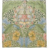 William Morris Myrtle Garden Floral Classic Douchegordijn (Voorkant)
