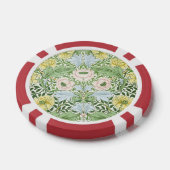 William Morris Myrtle Garden Floral Classic Poker Chips (Enkel)