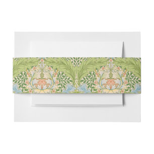 William Morris Myrtle Garden Floral Classic Uitnodigingen Wikkel