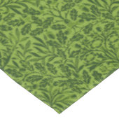 William Morris Naadloos Groen Eikenblad Patroon Tafelkleed (Gekanteld)