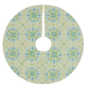 William Morris Naadloos Plafond Limegroen Patroon Kerstboom Rok