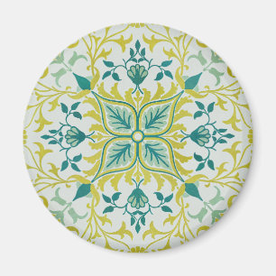 William Morris Naadloos Plafond Limegroen Patroon Magneet