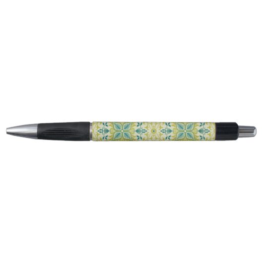 William Morris Naadloos Plafond Limegroen Patroon Pen (Voorkant)