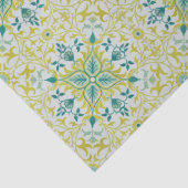William Morris Naadloos Plafond Limegroen Patroon Tissuepapier (Detail)