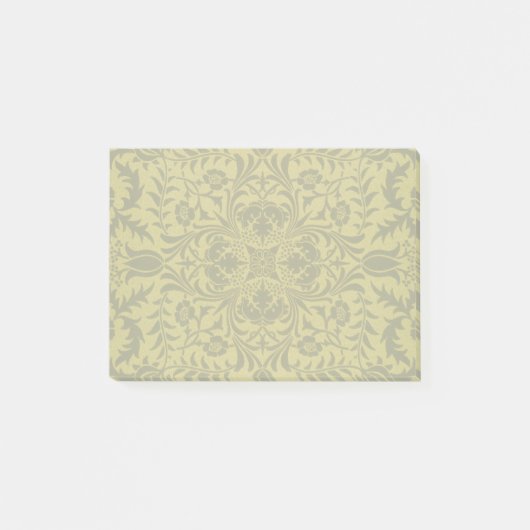 William Morris Naadloos Wingerd Goud Geel Patroon Post-it® Notes (Voorkant)