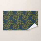 William Morris Naadloze Druiven Wingerd Zwarte Pat Bad Handdoek (Handdoek)