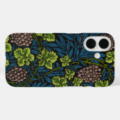 William Morris Naadloze Druiven Wingerd Zwarte Pat Case-Mate iPhone Case (Achterkant (horizontaal))