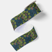 William Morris Naadloze Druiven Wingerd Zwarte Pat Satijnen Lint (Achterkant)