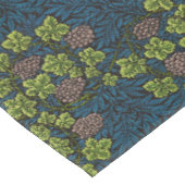 William Morris Naadloze Druiven Wingerd Zwarte Pat Tafelkleed (Gekanteld)