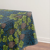 William Morris Naadloze Druiven Wingerd Zwarte Pat Tafelkleed (Voorbeeld)