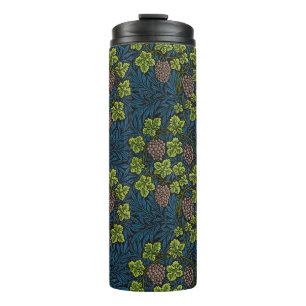 William Morris Naadloze Druiven Wingerd Zwarte Pat Thermosbeker