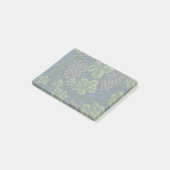 William Morris Naadloze Druivenrank Zwart Patroon Post-it® Notes (Schuin)