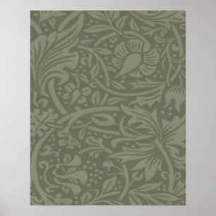 William Morris Narcis Bloemen Behang Patroon Poster