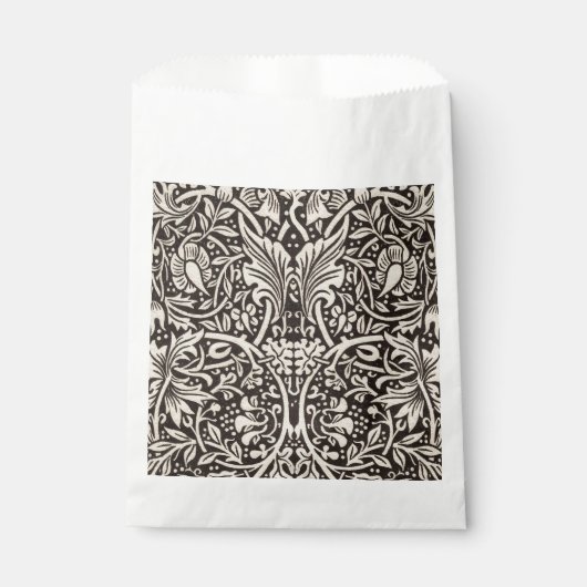 William Morris Narcis Bloemenbehang Bedankzakje (Voorkant)